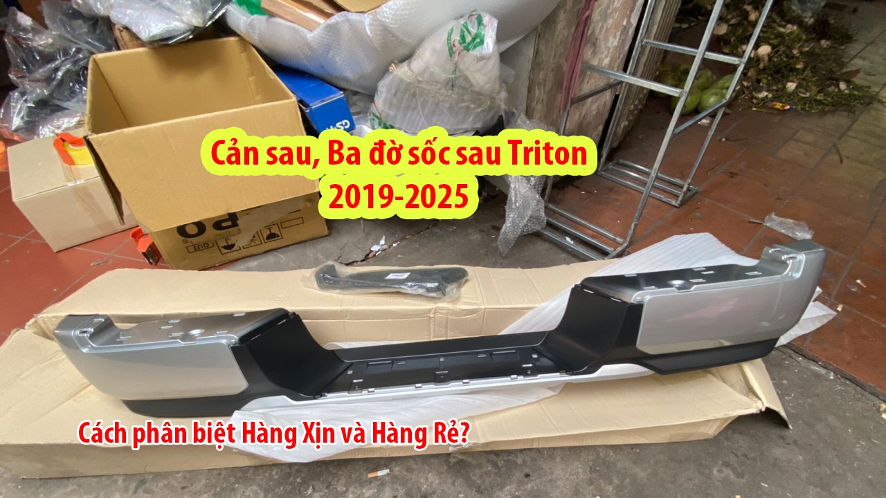Cản sau xe mitsubishi Triton 2019-2025