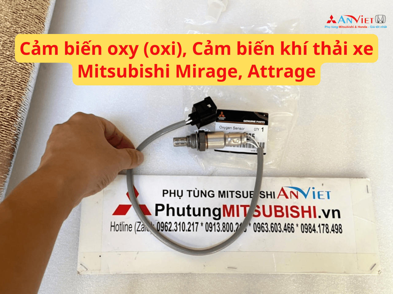 Cảm biến oxy (oxi), Cảm biến khí thải xe Mitsubishi Mirage, Attrage
