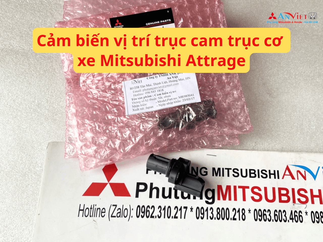 Cảm biến vị trí trục cam trục cơ xe Mitsubishi Attrage