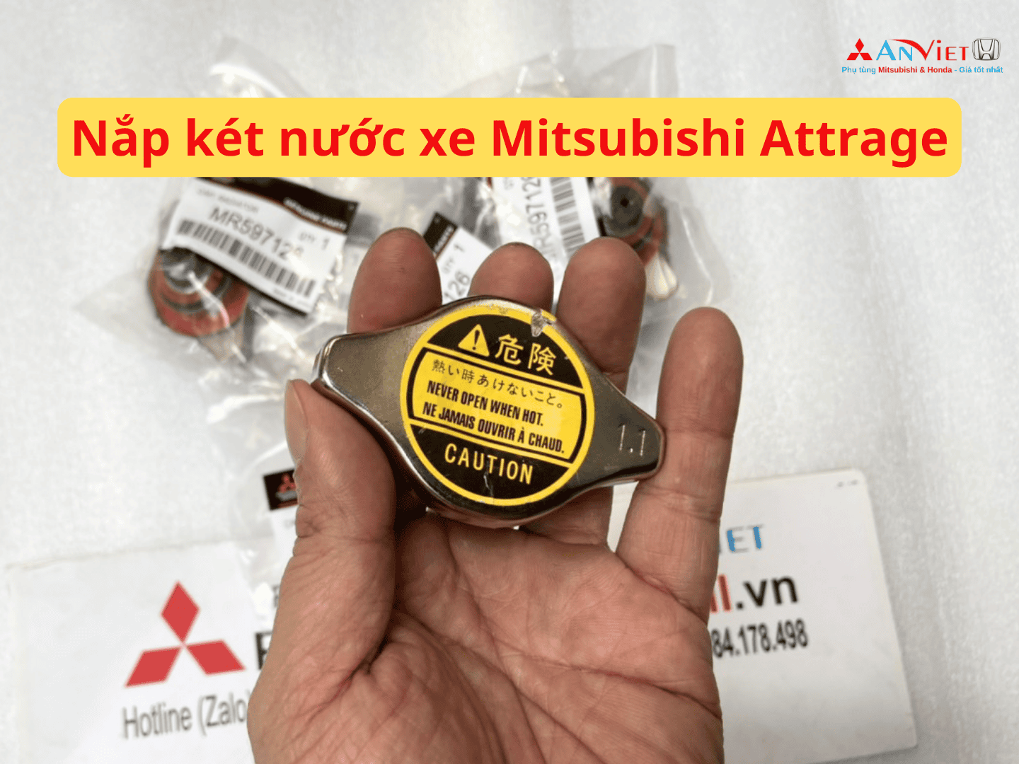 Nắp két nước xe Mitsubishi Attrage