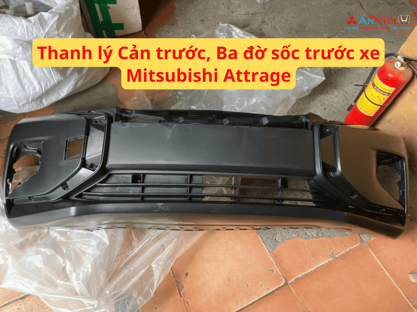 Thanh lý Cản trước, Ba đờ sốc trước xe Mitsubishi Attrage