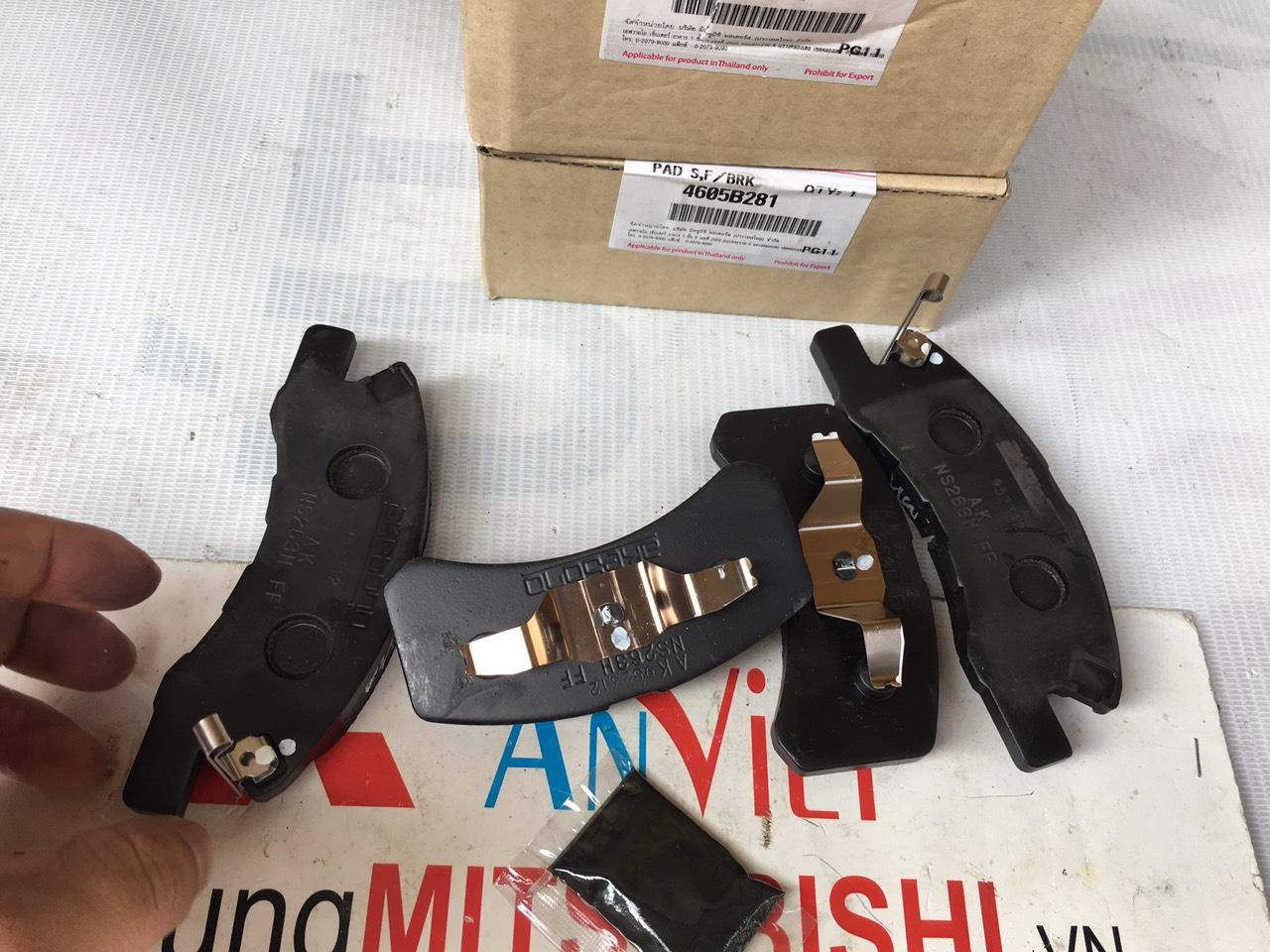 Má phanh trước, Bố thắng trước xe Mitsubishi Mirage