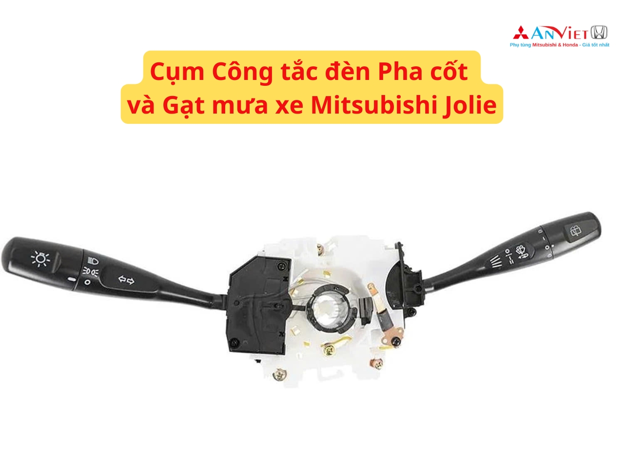 Cụm Công tắc đèn Pha cốt và Gạt mưa xe Mitsubishi Jolie