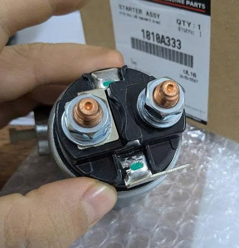 Chuột đề, Rơ le máy đề Mitsubishi Mirage, Attrage