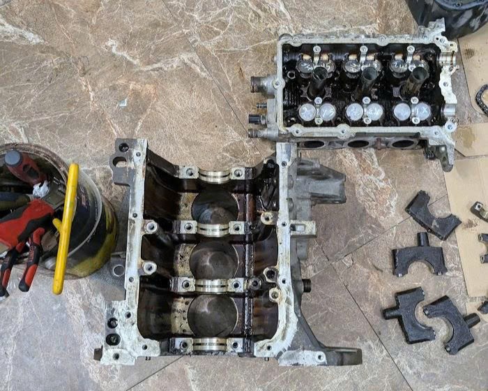 Thân lốc máy động cơ Mitsubishi Attrage, Mirage hàng bãi