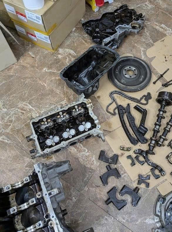 Đáy các te dầu động cơ xe Mitsubishi Attrage, Mirage hàng bãi