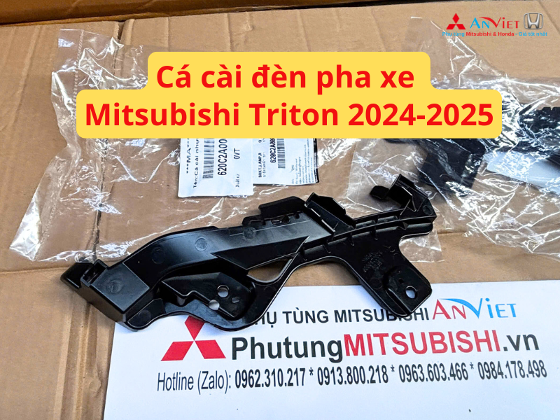 Cá cài đèn pha xe Mitsubishi Triton 2024-2025