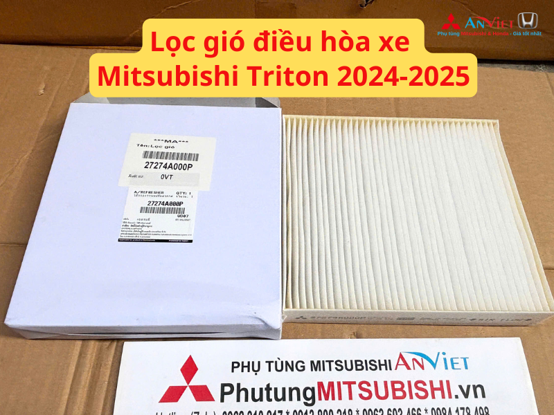 Lọc gió điều hòa xe Mitsubishi Triton 2024-2025