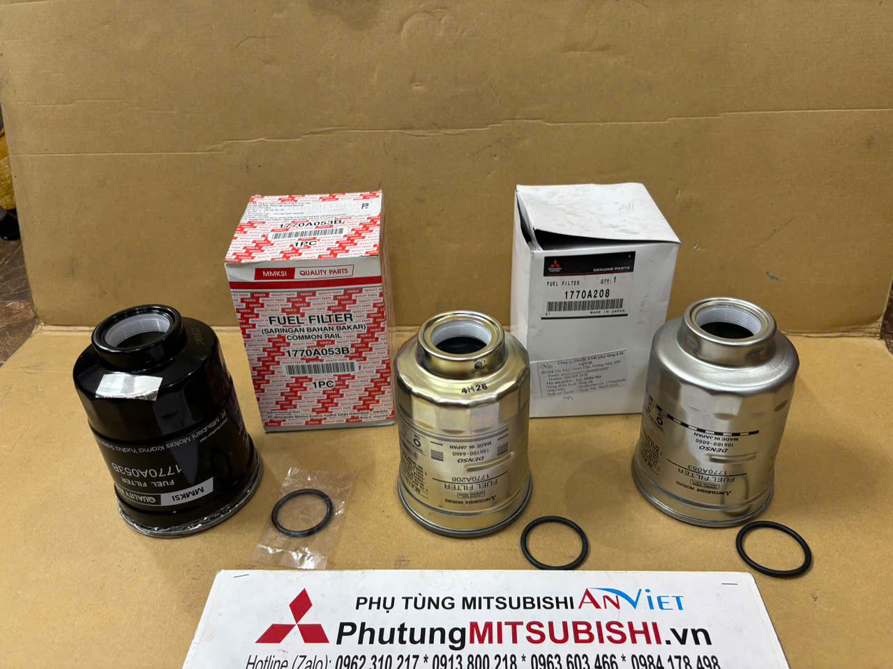 Lọc nhiên liệu, Lọc dầu xe Mitsubishi Triton và Pajero Sport Máy Dầu Động cơ 4D56