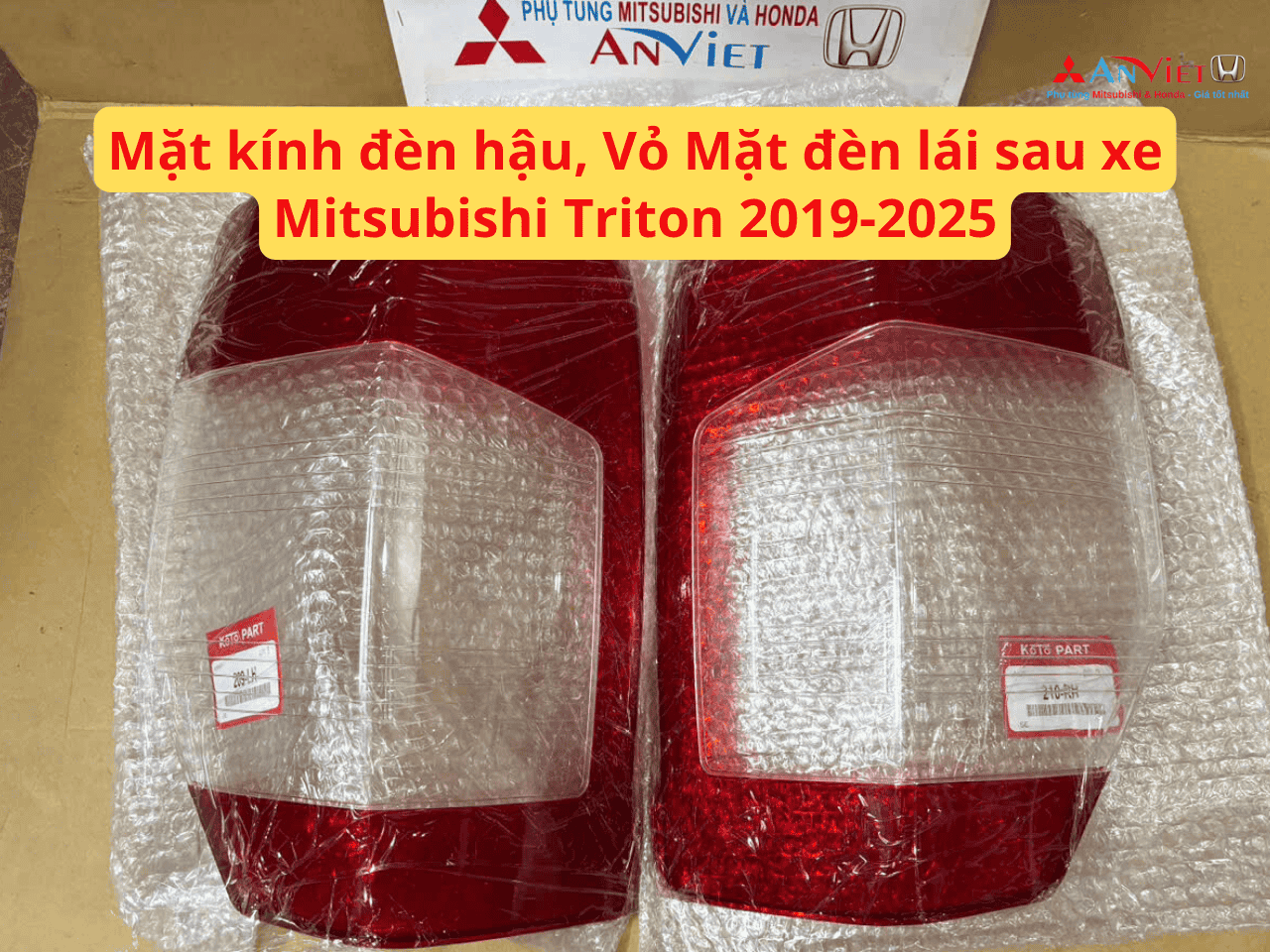 Mặt kính đèn hậu, Vỏ Mặt đèn lái sau xe Mitsubishi Triton 2019-2025