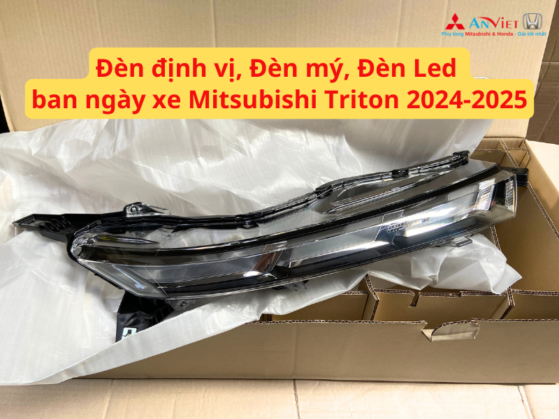 Đèn định vị, Đèn mý, Đèn Led ban ngày xe Mitsubishi Triton 2024-2025