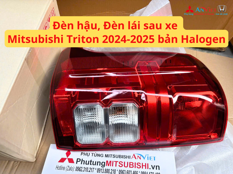 Đèn hậu, Đèn lái sau xe Mitsubishi Triton 2024-2025 bản Halogen