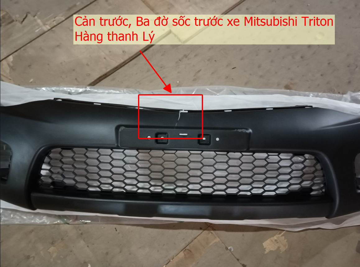 Cản trước, Ba đờ sốc trước xe Mitsubishi Triton 2009-2015 Hàng thanh lý |6400C188