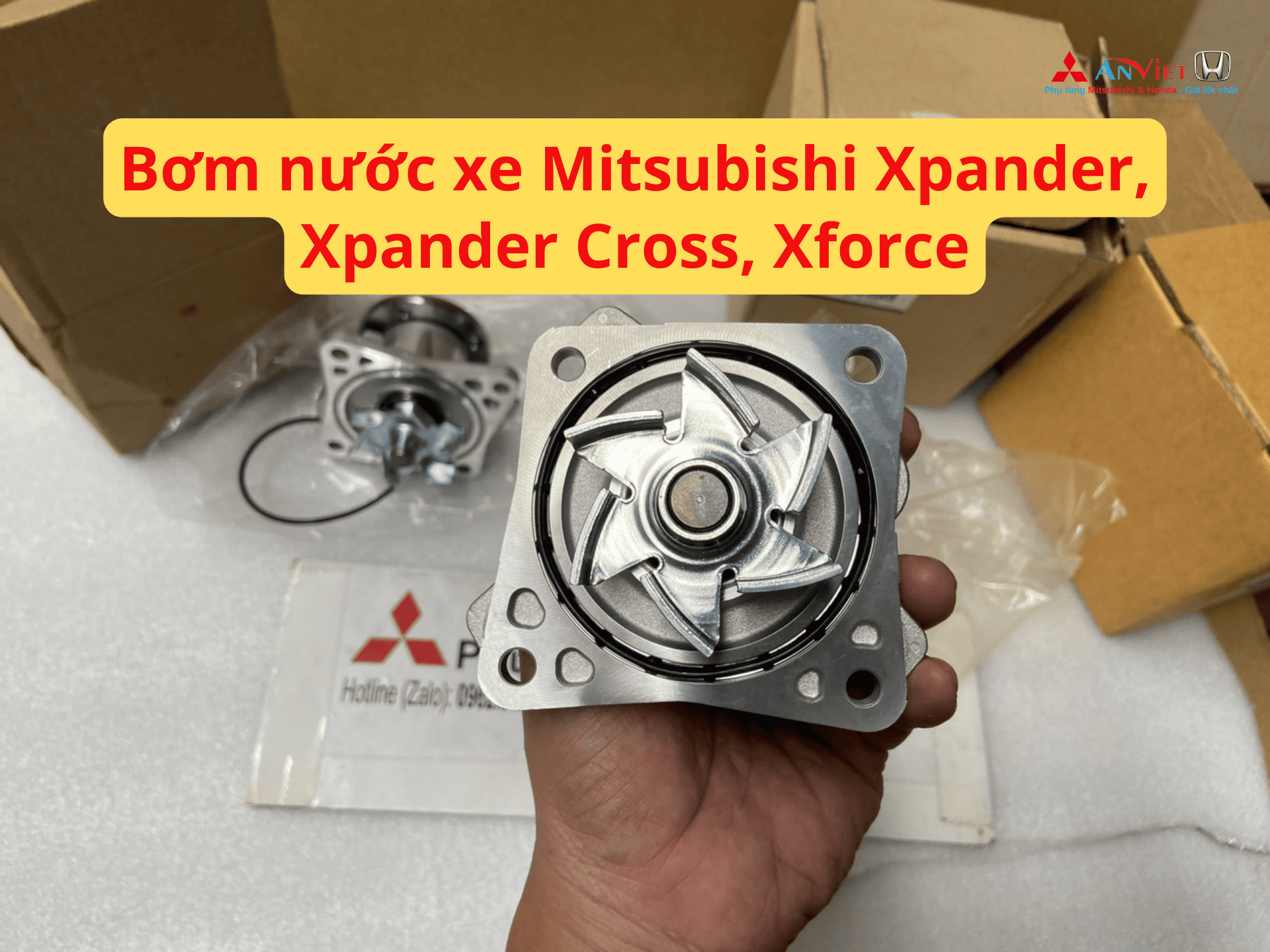 Bơm nước xe Mitsubishi Xpander, Xpander Cross, Xforce