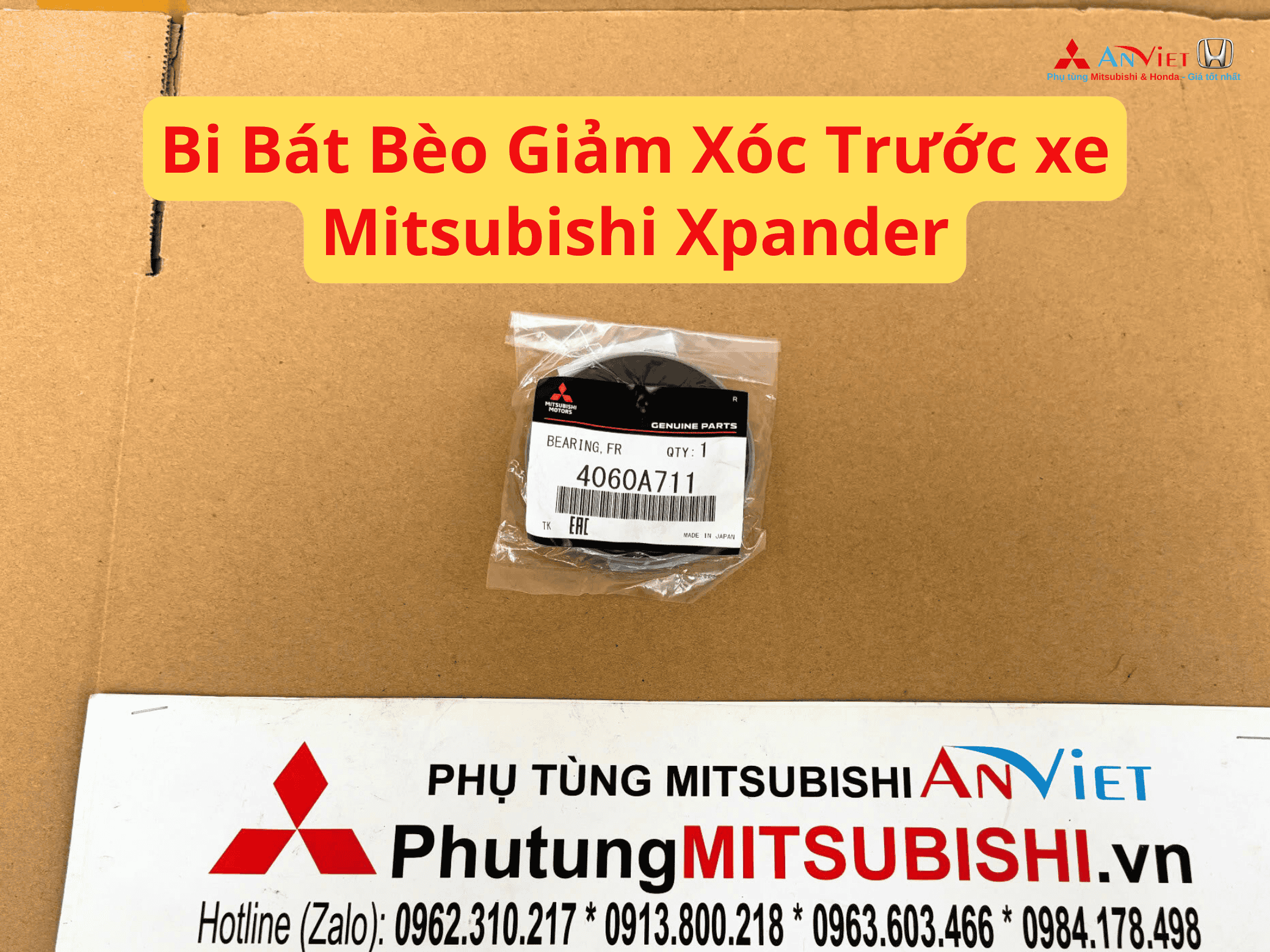 Bi Bát Bèo Giảm Xóc Trước xe Mitsubishi Xpander