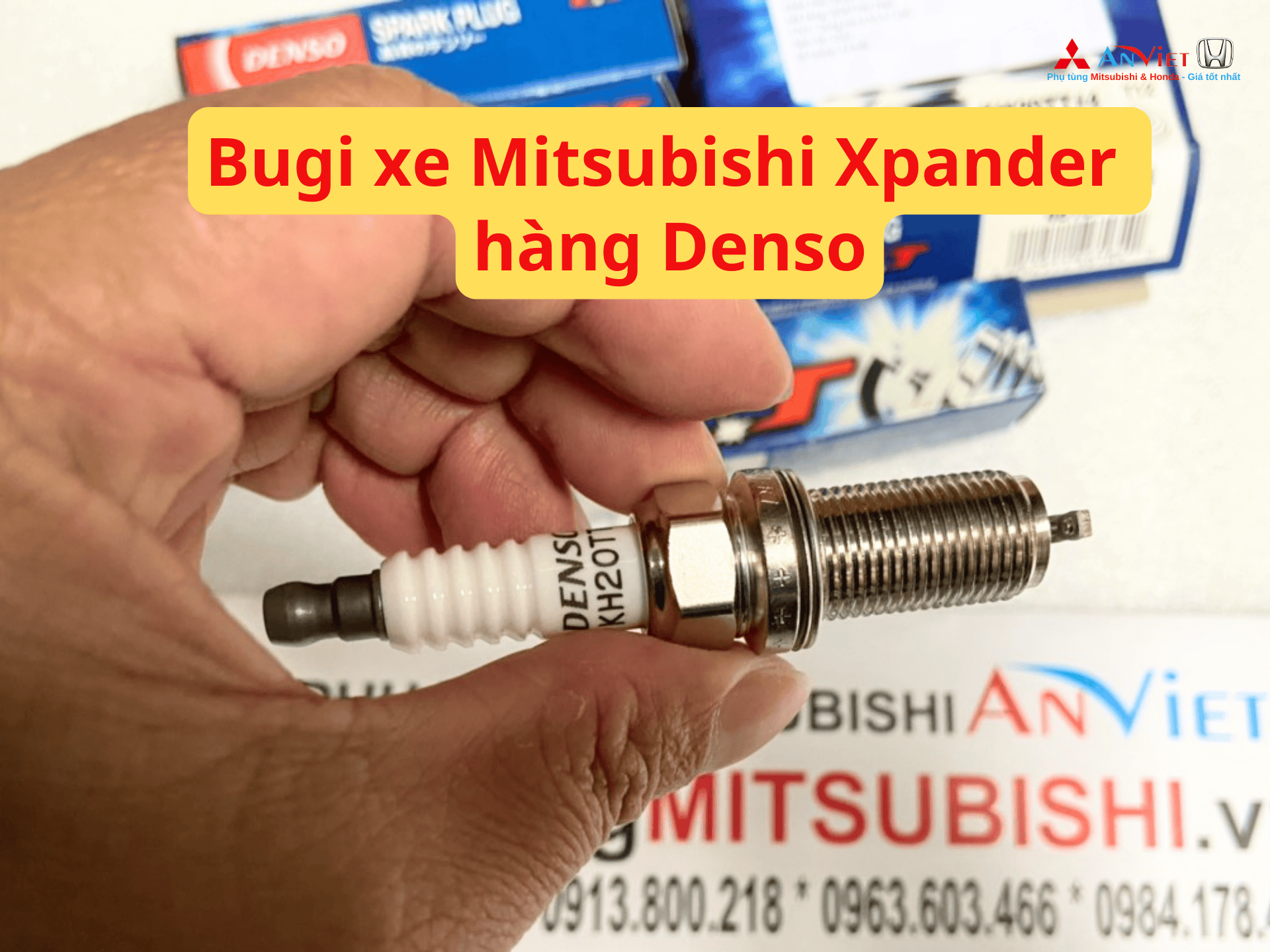 Bugi xe Mitsubishi Xpander hàng Denso