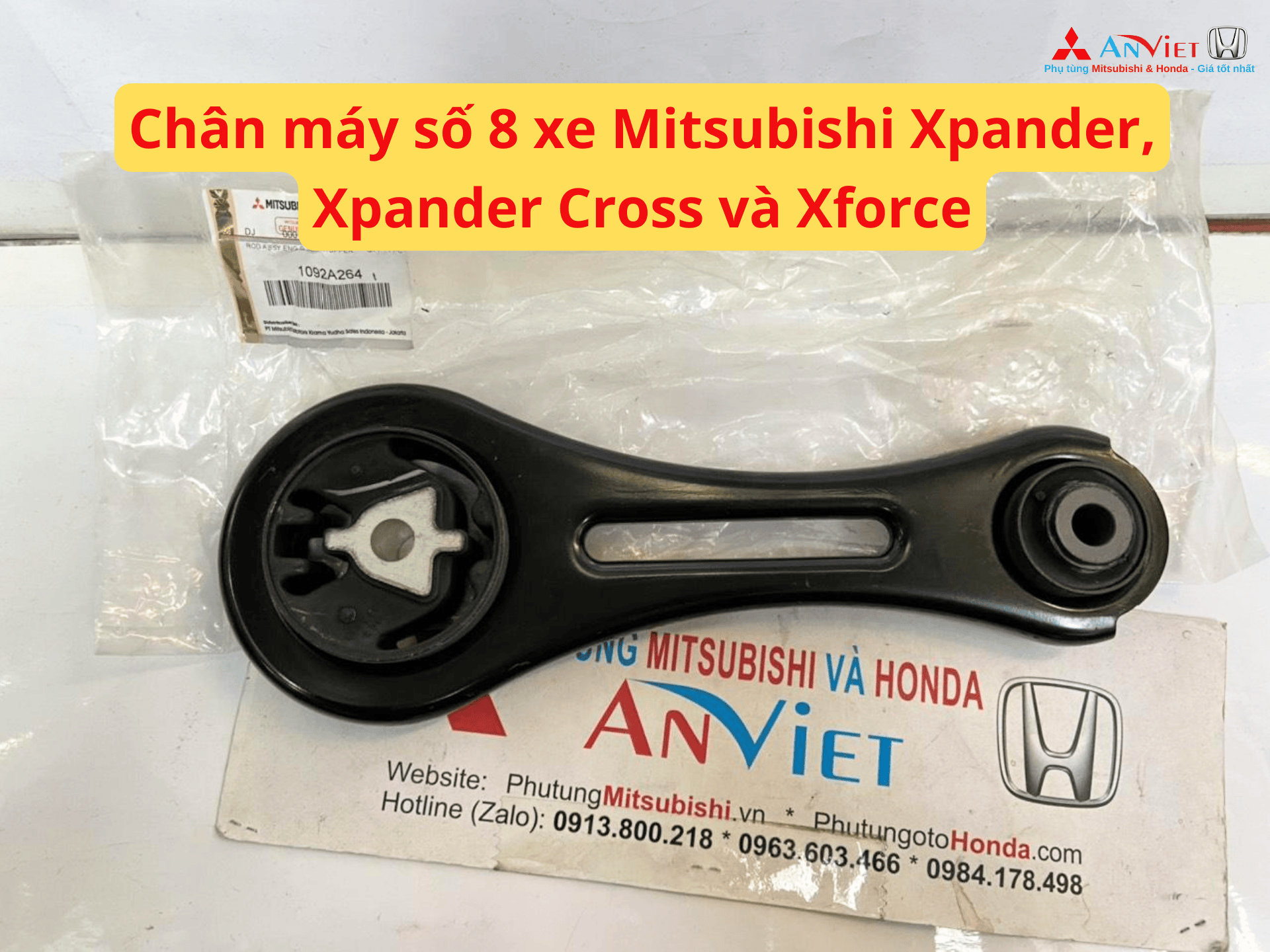 Chân máy số 8 xe Mitsubishi Xpander, Xpander Cross và Xforce