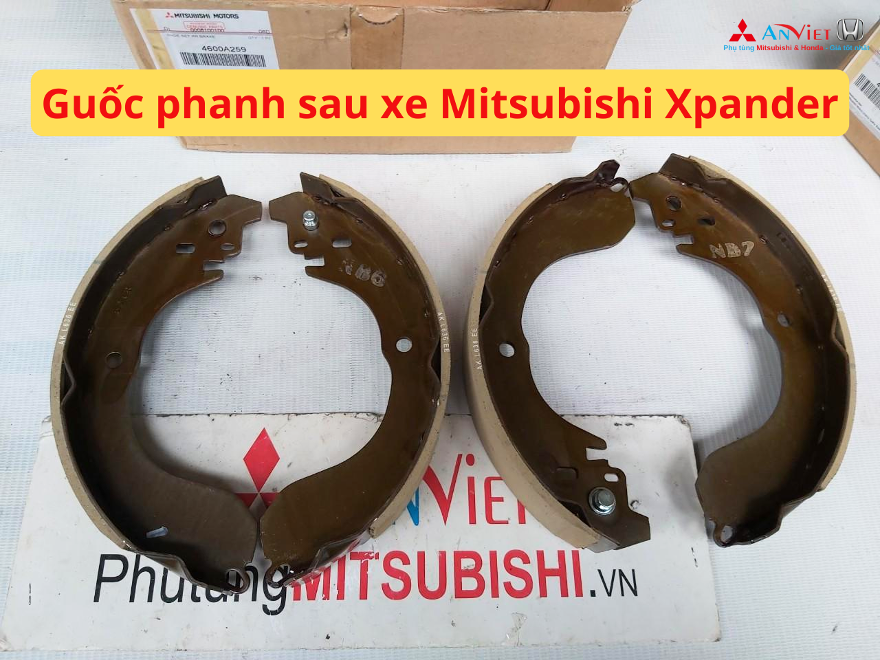 Guốc phanh sau xe Mitsubishi Xpander