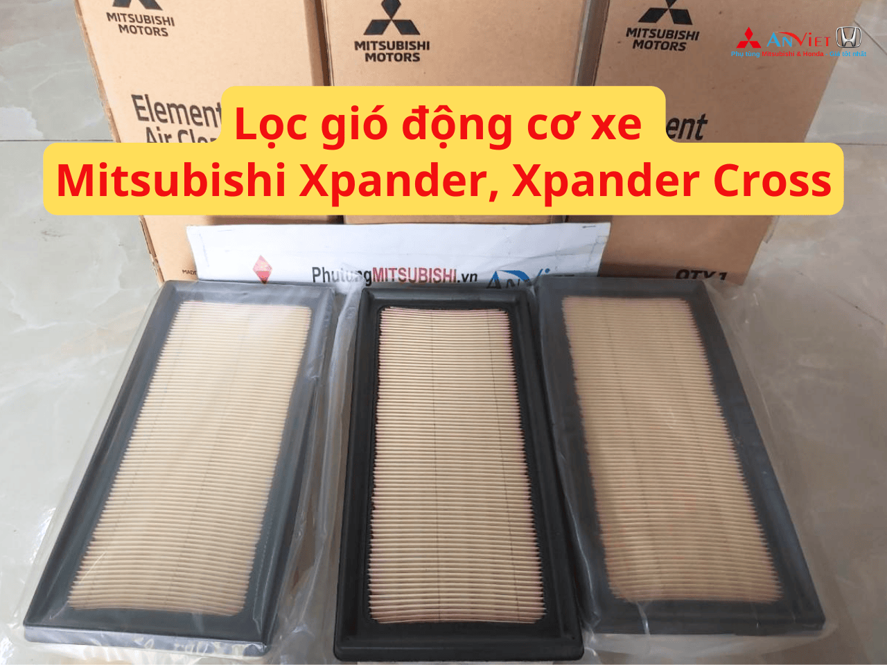 Lọc gió động cơ xe Mitsubishi Xpander, Xpander Cross