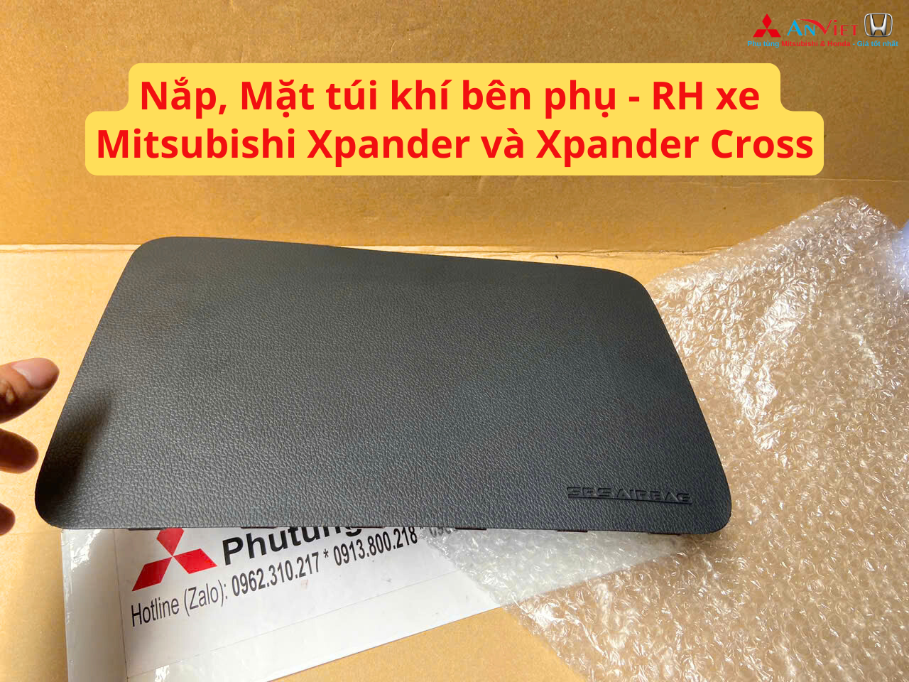 Nắp, Mặt túi khí bên phụ - RH xe Mitsubishi Xpander và Xpander Cross