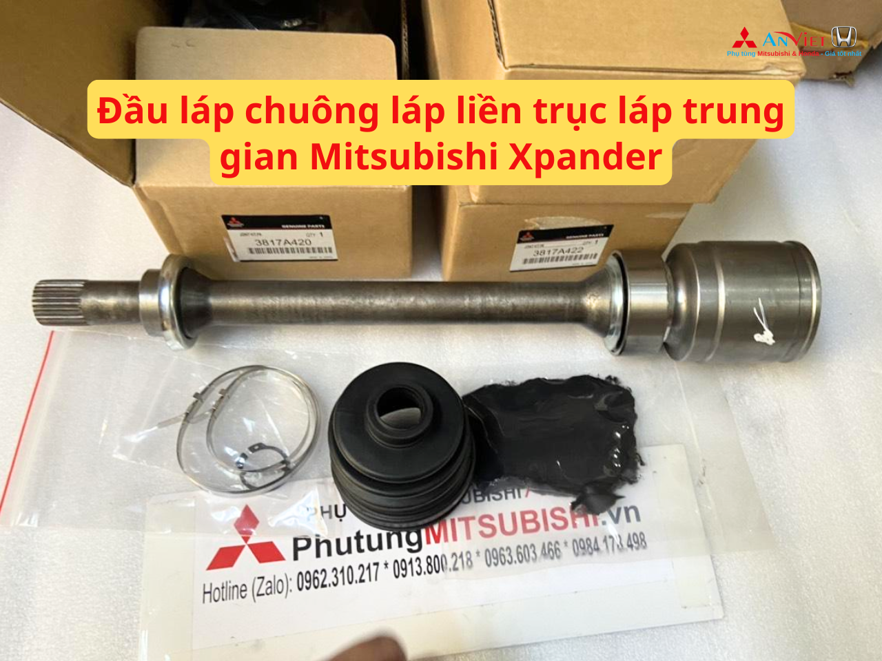 Đầu láp chuông láp liền trục láp trung gian Mitsubishi Xpander