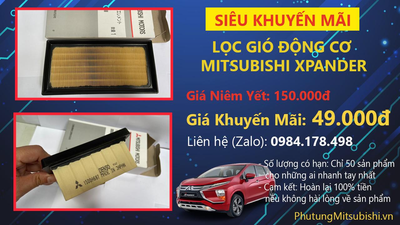 Khuyến Mãi Lọc Gió Động Cơ xe Mitsubishi Xpander Giá chỉ 49.000đ