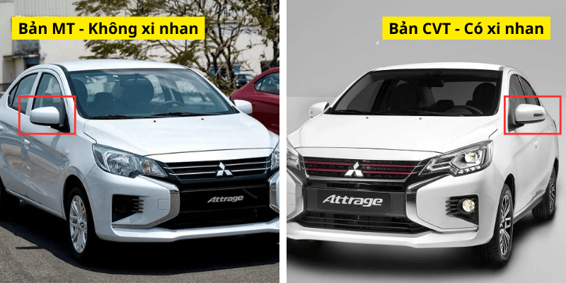 Gương chiếu hậu xe Mitsubishi Attrage