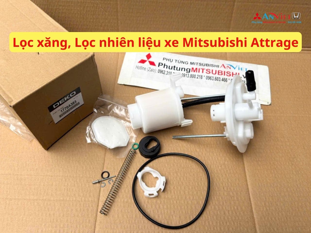 Lọc xăng, Lọc nhiên liệu xe Mitsubishi Attrage