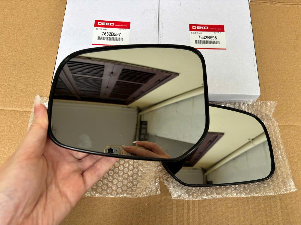 Mặt gương xe Mitsubishi Attrage và Mirage có sấy gương | hàng DEKO