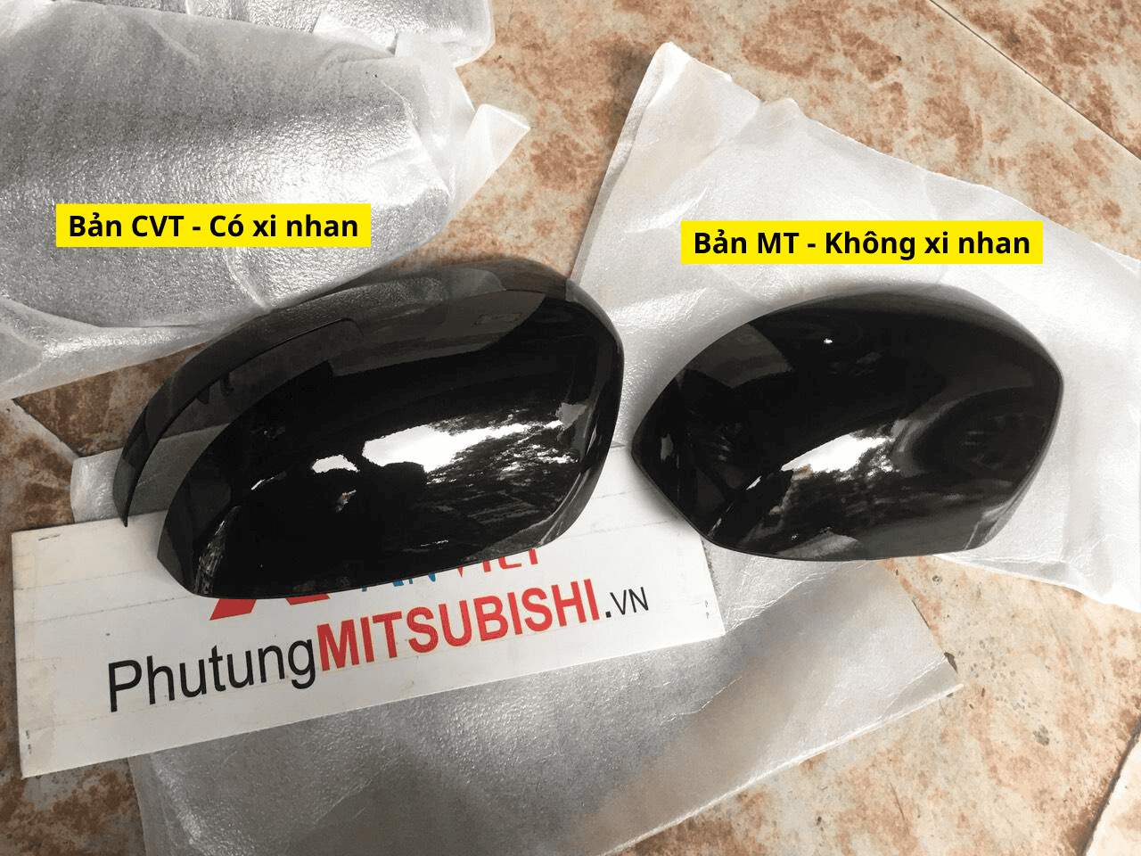 Ốp gương, Gáo gương chiếu hậu xe Mitsubishi Attrage