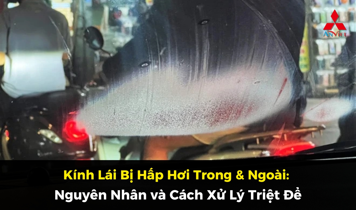 Kính Lái Bị Hấp Hơi Trong & Ngoài: Nguyên Nhân và 4 Cách Xử Lý Triệt Để