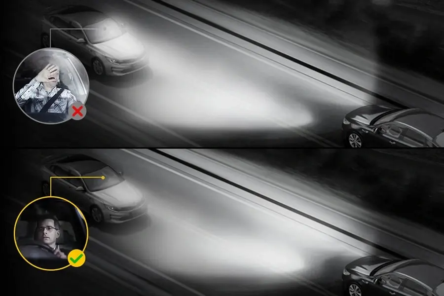 C&aacute;ch chỉnh đ&egrave;n gầm &ocirc; t&ocirc; kh&ocirc;ng g&acirc;y ch&oacute;i mắt