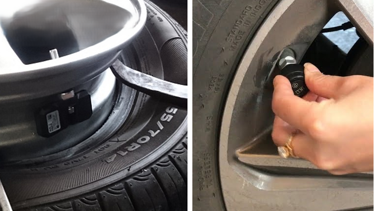 cảm biến &aacute;p suất lốp Destinator trong v&agrave; ngo&agrave;i