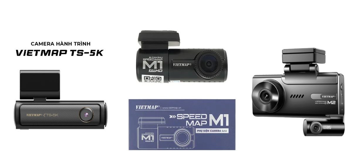 Đ&aacute;nh gi&aacute; camera h&agrave;nh tr&igrave;nh VIETMAP TS-5K, M1 v&agrave; M2