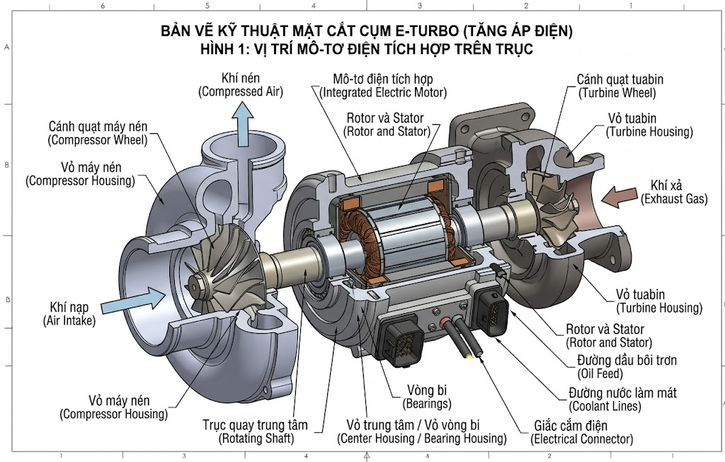  Turbo điện &ocirc; t&ocirc; (E-turbo) 