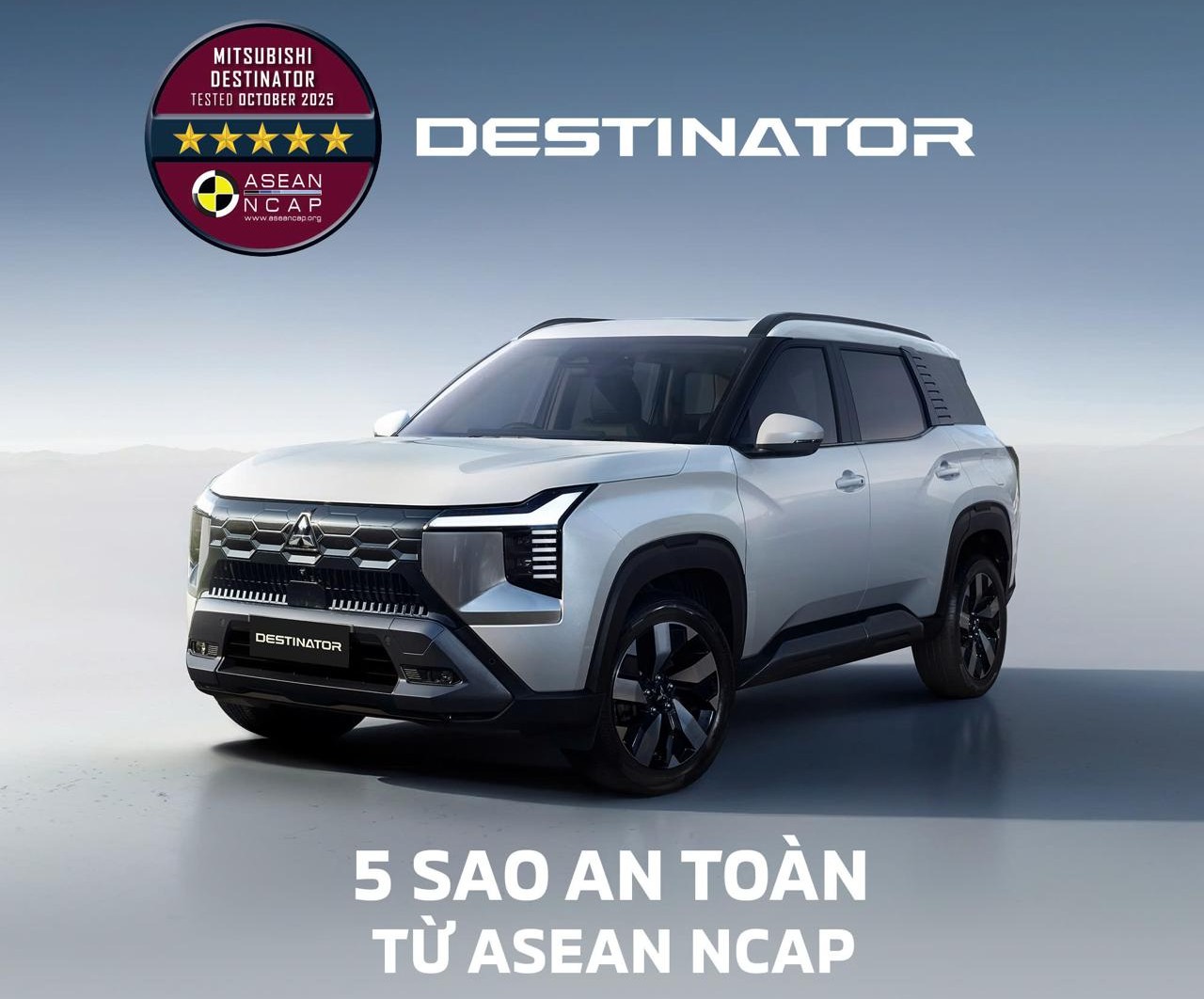 Động cơ v&agrave; c&ocirc;ng nghệ an to&agrave;n Mitsubishi Destinator