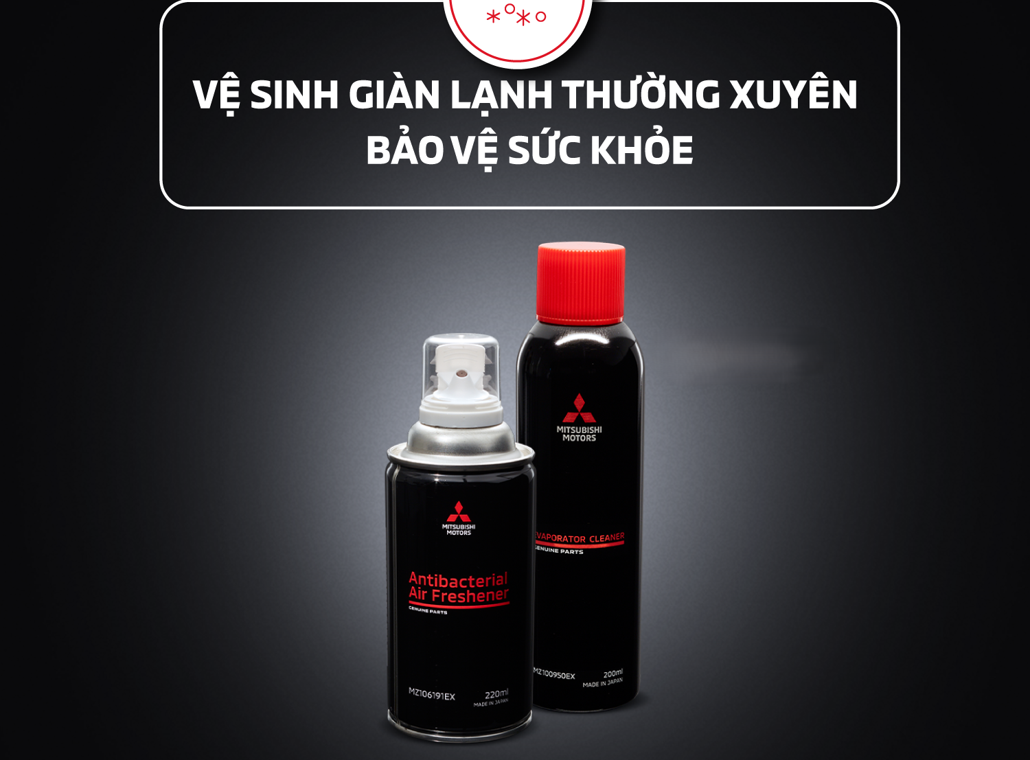 Lựa chọn chai vệ sinh dàn lạnh ô tô chuyên dụng