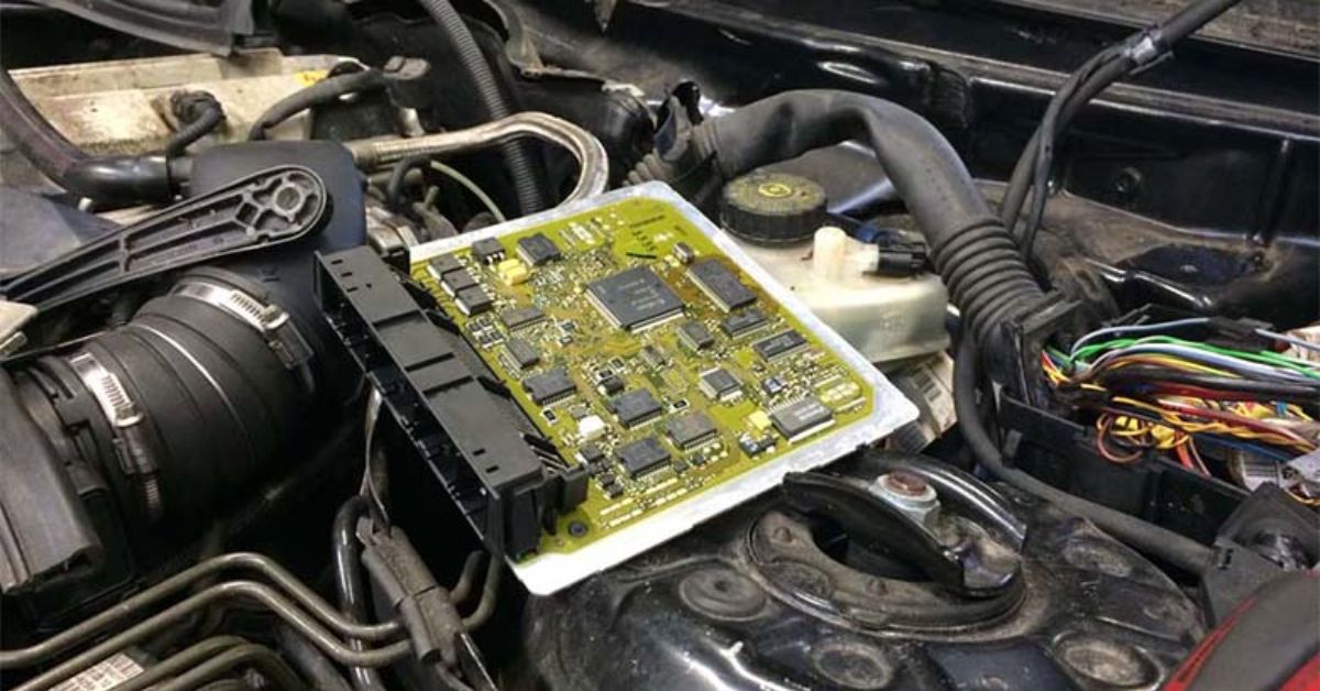 Vị trí lắp đặt ECU phổ biến