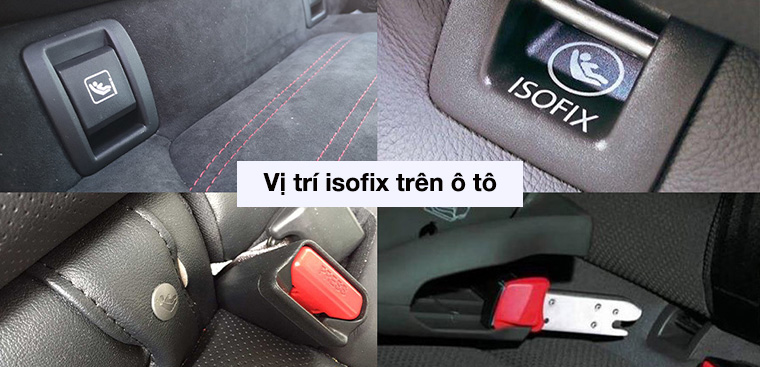 Vị trí ISOFIX trên ô tô