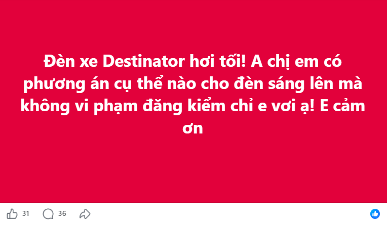 Tại sao cần độ đ&egrave;n xe Mitsubishi Destinator tăng s&aacute;ng?