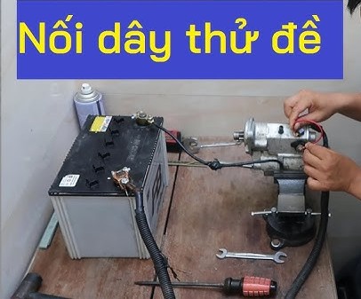 C&aacute;ch thử củ đề &ocirc; t&ocirc; trực tiếp bằng d&acirc;y k&iacute;ch điện