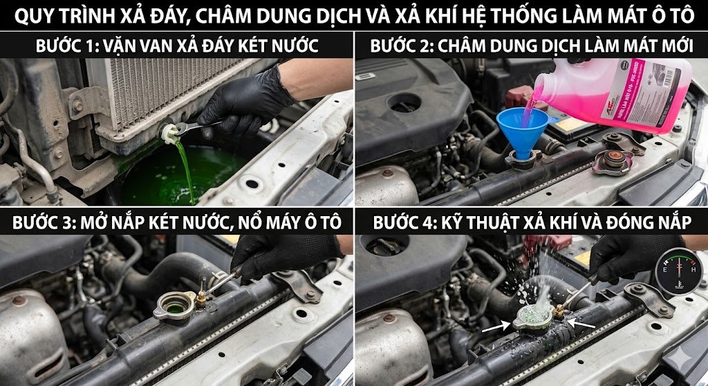 Hướng dẫn các bước dùng dung dịch súc rửa tại nhà