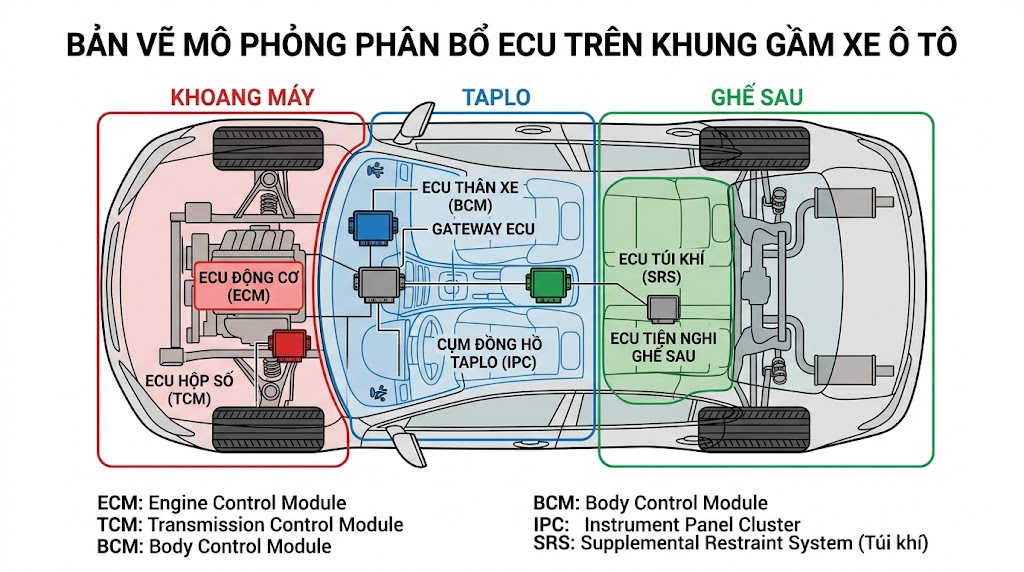 ECU ô tô (Hộp đen xe ô tô) là gì?