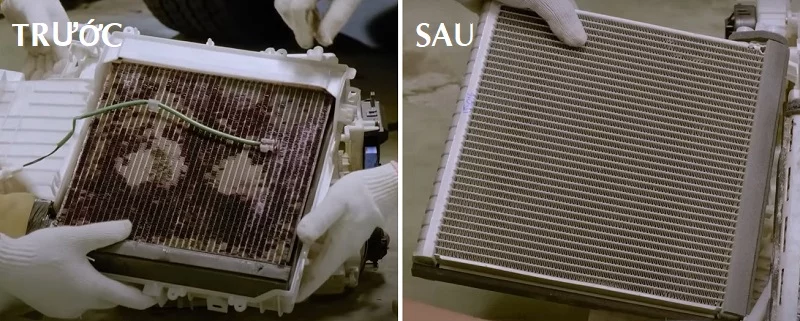 Lựa chọn dung dịch vệ sinh d&agrave;n n&oacute;ng &ocirc; t&ocirc; an to&agrave;n