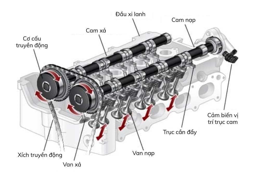 Trục cam &ocirc; t&ocirc; l&agrave; g&igrave;?