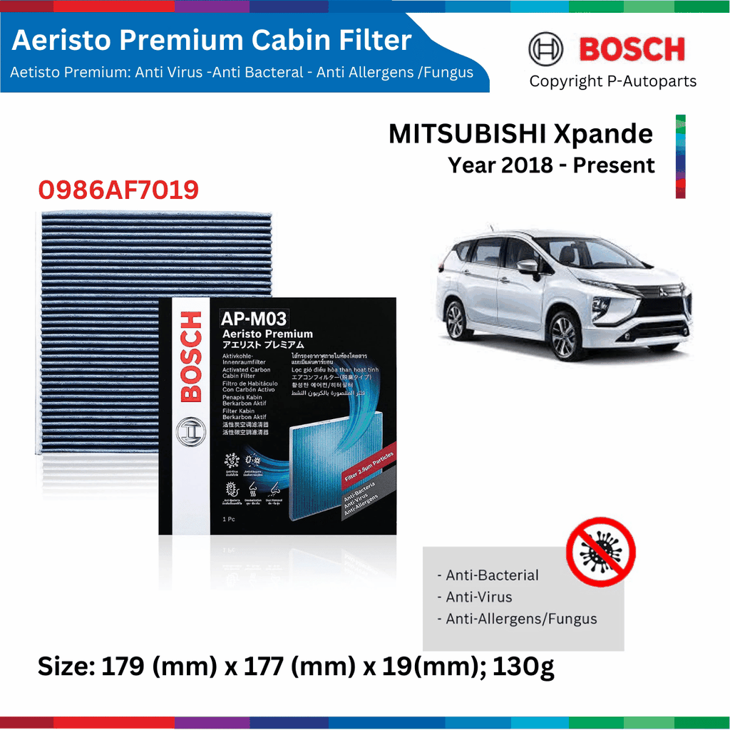 osch 0986AF7019 có dùng được cho Mitsubishi Xpander không?