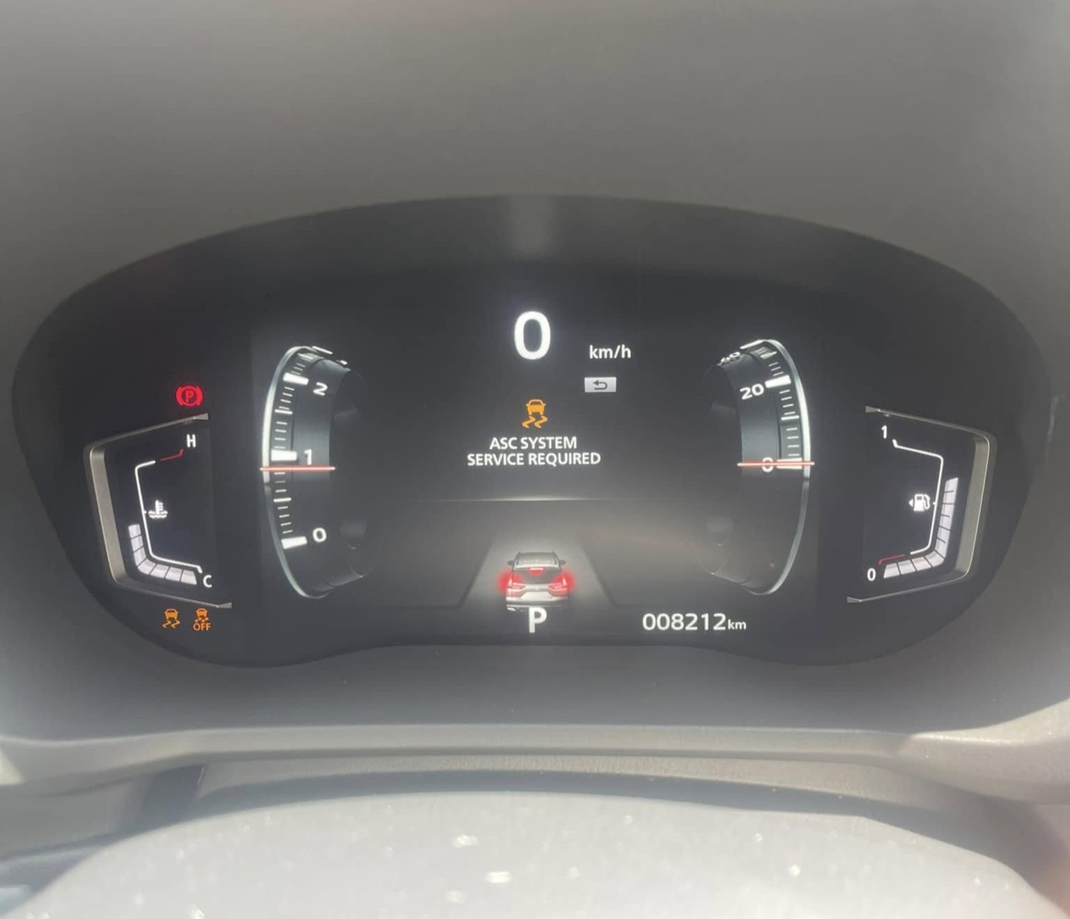 Đèn hệ thống cân bằng điện tử (ASC) và đèn tắt ASC xe Mitsubishi