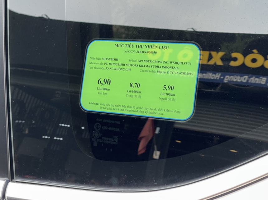 Mitsubishi Xpander ăn bao nhiêu lít xăng?