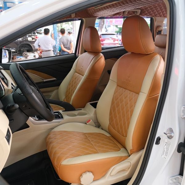 Bọc trần – bọc ghế da xe Mitsubishi