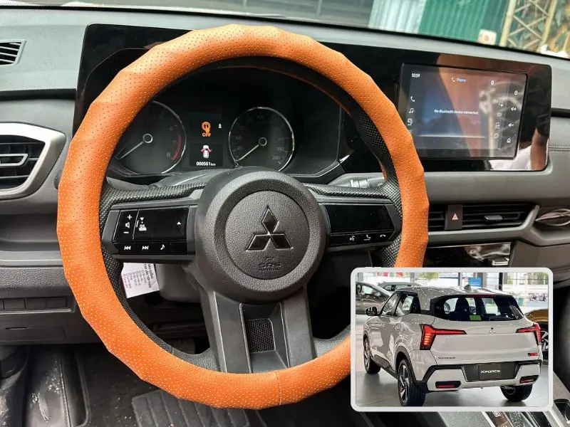 Bọc vô lăng Mitsubishi